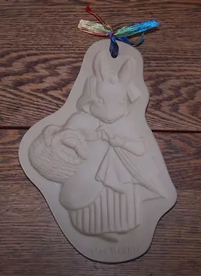 1997 Brown Bag Cookie Art 'Mrs Rabbit' Vintage Hill Design/Clay Paper Craft Mold • $19.99