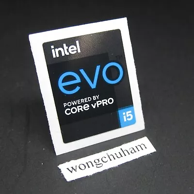 Intel Evo Powered By CORE VPRO I5 Sticker 18mm X 23mm #20221124223 • $2.22