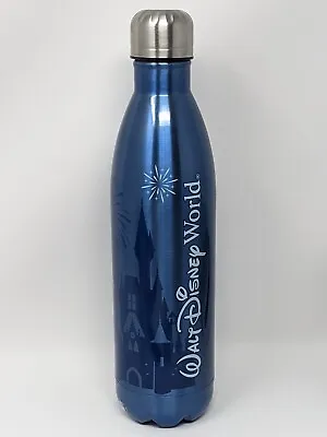 $59.99 • Buy WDW Walt Disney World 50th Castle Fireworks Metal Water Bottle Disney Parks