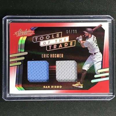 $19.99 • Buy 2021 Absolute ERIC HOSMER Tools Of The Trade 2 Swatch Dual Jersey Red 94/99