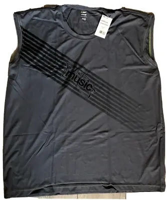 £4.99 • Buy Mens Muscle Vest Top Zumba Gym Fitness Sleeveless Grey XXL  New With Tags
