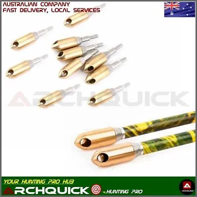 6 / 12 X Archery Broadhead Arrow Field Point - Small Games Whistle Point 120 Gr • $19.95