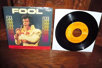 Elvis Presley-Fool-Steamroller Blues-Picture Sleeve-45 RPM Record • $7.99