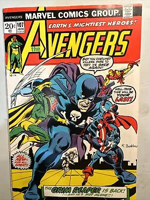 Avengers #107 Marvel 1973 Silver Age In 8.5+ Near Mint- Condition • £20.27