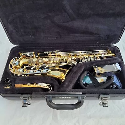 YAS 200ADII Yamaha Eb Alto Saxophone With Neck Strap Case New Mouthpiece & More • $1082.99