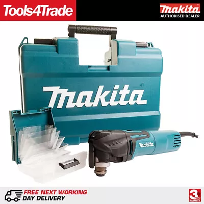 Makita TM3010CK 110V Oscillating Multi Tool 320W With Tool-Less Accessory Change • £139