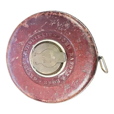 £29.69 • Buy Vintage John Rabone & Sons Birmingham England Measuring Tape 100 Ft No 415