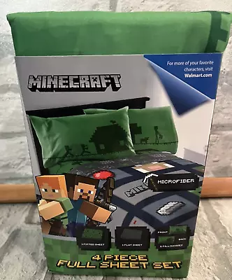 Mojang  Minecraft  Full Size Sheet Set By Jay Franco & Sons  In Package • $23.95