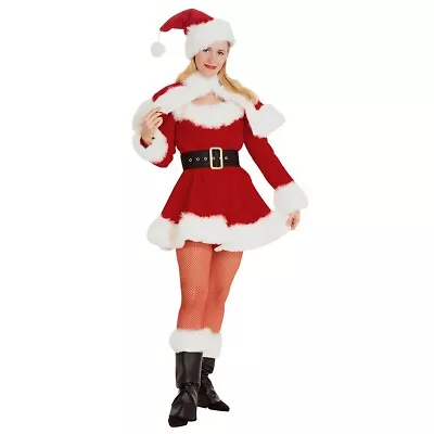Mrs Claus Costume Adult Miss Santa Outfit Christmas Fancy Dress • $23.17