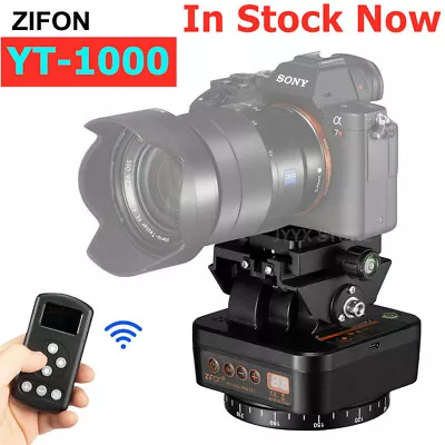 ZIFON YT-1000 2.4G Pan Tilt Motorized Auto Panoramic Head Fr DSLR Remote Control • $75