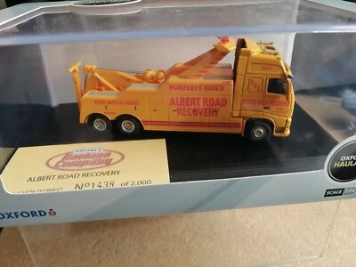 £22 • Buy OXFORD DIECAST (VOL01REC) 1:76th  VOLVO RECOVERY TRUCK, ALBERT ROAD RECOVERY NEW