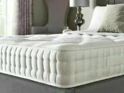 Luxury Orthopaedic 4000 Pocket Sprung Mattress 3ft 4ft 4ft6 Double 5ft King Size • £88.85