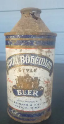 Vintage Royal Bohemian Style Cone Top Beer Can -Duluth Brewing Minnesota • $10.99