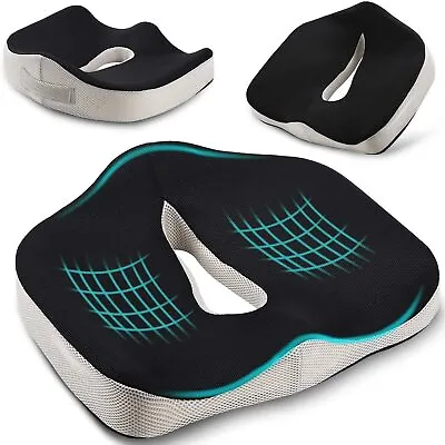Donut Cushion Memory Foam Medical Ring Seat Pain Relief Orthopedic Coccyx LARGE • £21.89