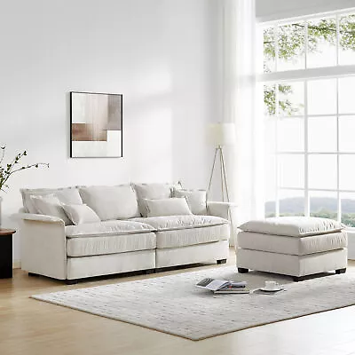 85 Inch Convertible Sectional Sofa Set 2 Seats Loveseat Sofa Couch Living Room • $792.18