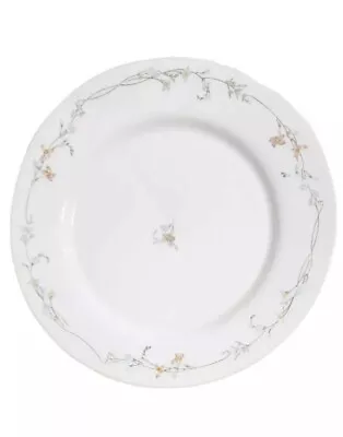Arcopal France Plates Flower Odessa Coupe Milk Glass Dinner Plate 10.75  • $15