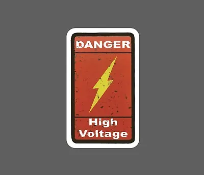 Danger Sticker High Voltage Waterproof NEW - Buy Any 4 For $1.75 EACH Storewide! • $2.95