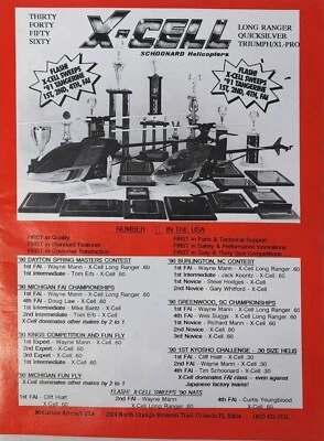 $16.99 • Buy Flash Helicopters X-CELL Schoonard Print Ad Ephemera Wall Art Decor 1991