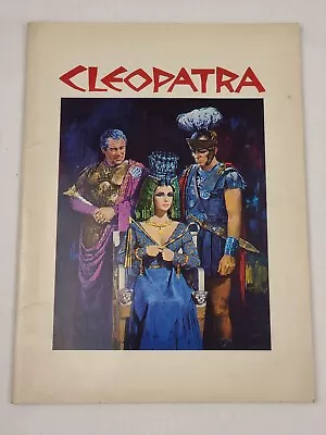 Vtg 1963 Cleopatra Movie Souvenir Program Book Elizabeth Taylor Richard Burton • $9.99