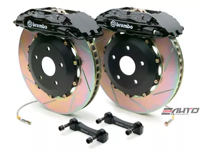 Brembo Front GT Brake BBK 4pot Black 355x32 Slot Disc BMW E38 740i 740iL 95-01 • $3995