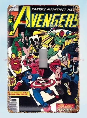 $18.92 • Buy Wall Decor Ideas  Avenger Comic Captain America Metal Tin Sign