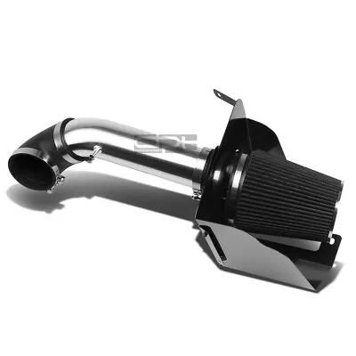 Fit 07-08 Silverado Sierra Aluminum 3.5 Cold Air Intake Black Heat Shield+Filter • $64.98