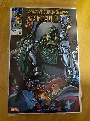 Marvel Super Heroes Secret Wars #1 (2024) Megacon Exclusive Dr Doom Cover  • £26