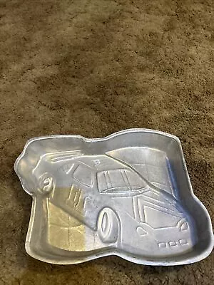 Wilton 1997 Race Car 11 Aluminum Cake Baking Pan Mold 2105-1350 12 In X 10.5 In • £4.82