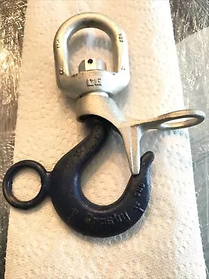 $265 • Buy Crosby Swivel Crane Hook 5H8 W/ CG Latch. See Pictures For Specifics