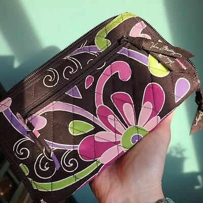 Vera Bradley   Purple Punch  Zip-Around Wallet 10112-023 Preowned  • $15