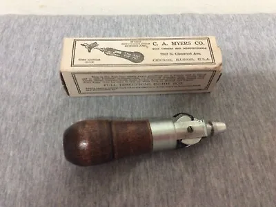 Vintage C. A. Myers Co. Lock Stitch Sewing Awl In Original Box • $12.99