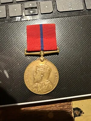 Metropolitan Police 1902 Coronation Medal Named To PC W Harvey C Division • £25