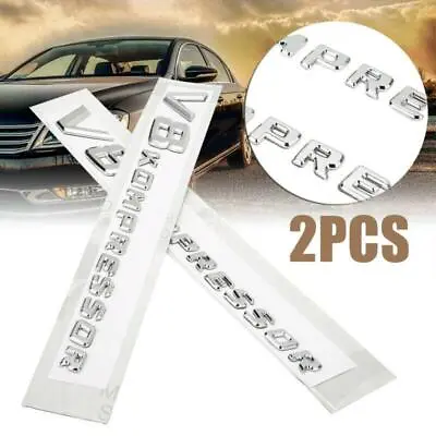 $10.48 • Buy 2x Letter V8 Kompressor Side Fender Emblem Badge Sticker For Mercedes Sticker
