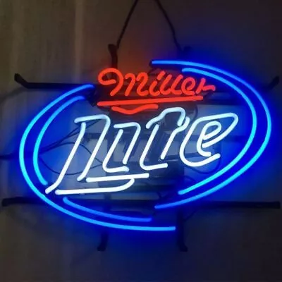 Neon Light Sign Lamp For Miller Lite Beer 20 X16  Miller High Life Night Decor • $130.98