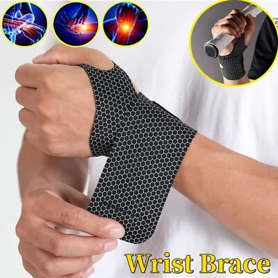 Adjustable Wrist Brace Support Compression Strap Wrist Wrap Protect Pain Relief • $9.79