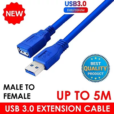 USB 3.0 Extension Standard Male To Female M/F Connecter Extender Cable Cord  • $11.99