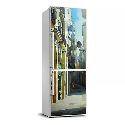 £43.95 • Buy Magnet Sticker Refrigerator Removable Architecture Streets Of Barcelona