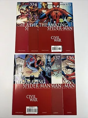 Amazing Spider-Man Lot Of 6 (2006) Civil War | Marvel Comics • $14.39