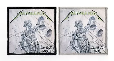 Metallica And Justice For All Sublimated Printed Patch | Heavy Metal Band Logo • $6.99