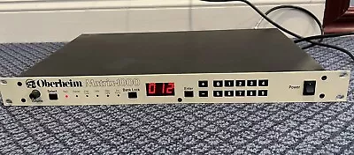 Oberheim Matrix 1000 Rare Vintage Analog Synthesizer Rack Synth White Faceplate • $1075