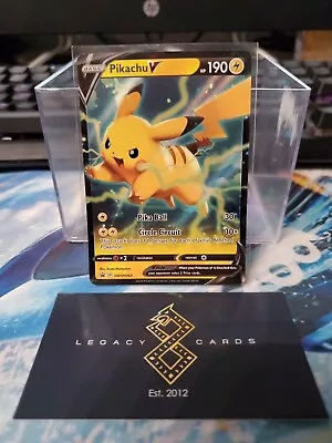 $2.15 • Buy Pikachu V SWSH063 Ultra Rare Holo - 2020 Pokemon Black Star Promo NM