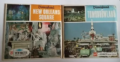 Lot Of 2 DISNEY View Master Packets~New Orleans Square A180 & Tomorrowland A179  • $39.99
