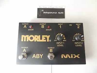 Morley ABY Gold Mix Input Mixer Selector Switcher Booster Pedal AB-y • $99.99