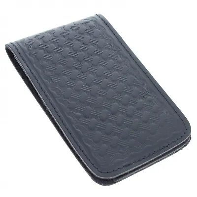 ASR Federal Leather Memo Note Pad Pocket Book Cover Basket Weave - 3 X 5 Inch • $14.99