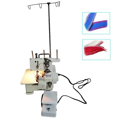 Professional 4 Thread Serger Overlock Sewing Machine 4-Line W/ Foot Controller • $168