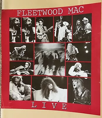 Vintage Fleetwood Mac/stevie Nicks Live 1980 Promo Poster—24 X 24 • $39.99