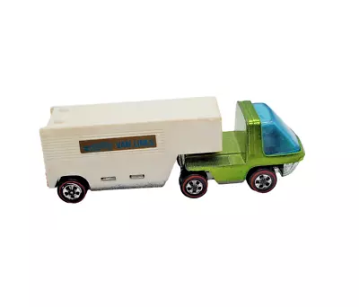 Vintage 1970 Hot Wheels Moving Van - Light Apple Green - HEAVYWEIGHTS- HTF Color • $142.50