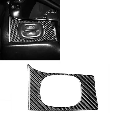 1pcs For Corvette C5 Red Carbon Fiber Headlight Tailgate Switch Cover Trim • $8.08