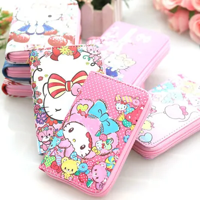 $6.87 • Buy Cute Girl Gift Hello Kitty Fruit Candy Wallet Purse Clutch Coin ID Card Holder