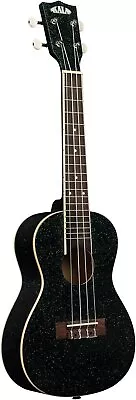 Kala Galaxy Black Sparkle Concert Ukulele (KA-SPRK-BLACK) • $119